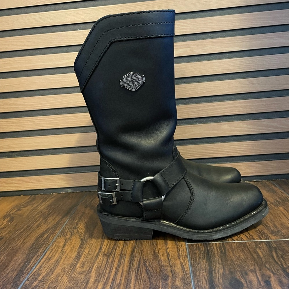 Harley-Davidson Black Combat & Moto Boots